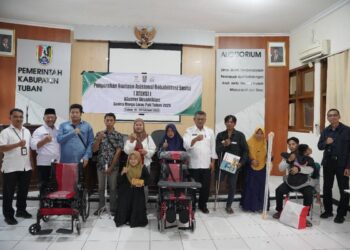 Penyandang Disabilitas di Tuban Terima Bantuan ATENSI