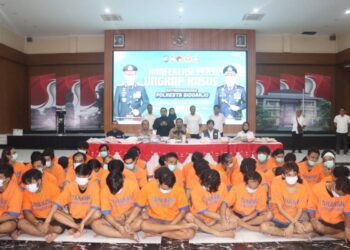 Polresta Sidoarjo Ungkap Ratusan Kasus Narkoba