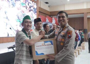 Polresta Sidoarjo Gandeng Mahasiswa dan OKP Gelar Baksos Presisi Sambut Ramadan