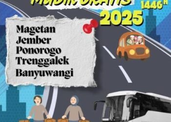 Pemkab Sidoarjo Buka Pendaftaran Mudik Gratis
