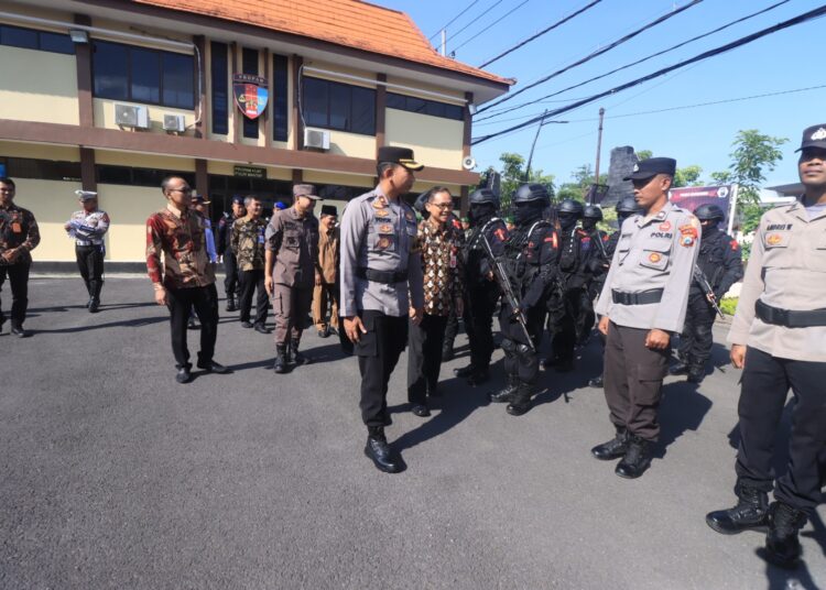 Polres Bojonegoro Apel Gelar Pasukan Ops Ketupat 2025, Pastikan Mudik Aman
