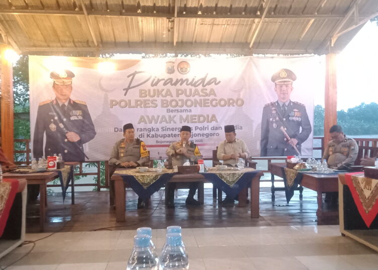 Piramida, Polres Bojonegoro Ngopi bareng Media