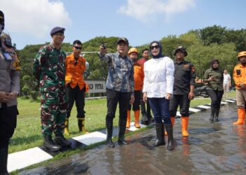 Bupati dan Wabup Sidoarjo Sidak di Sejumlah Titik Terdampak Bencana Alam