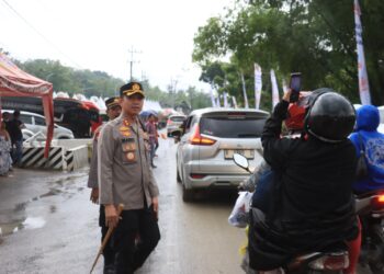 Kapolres Bojonegoro Pastikan Arus Balik Lancar