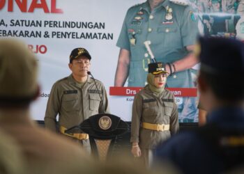 Pemkab Sidoarjo Peringati Hari Jadi Satpol PP, Satlinmas dan Damkar