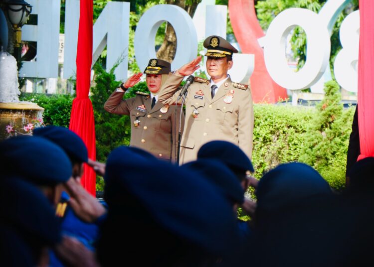 Pimpin Apel, Bupati Bojonegoro Ajak Tingkatkan Pengabdian dan Perlindungan Masyarakat