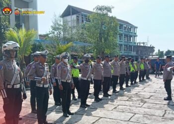 Ponpes Langitan Halal Bihalal, Petugas Gabungan Beri Pengamanan