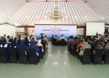 Peringatan May Day di Bojonegoro, Kapolres Apresiasi Komitmen Buruh