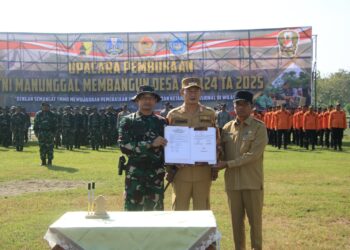 TMMD ke-124 Kodim Lamongan di Kebalankulon Resmi Dibuka