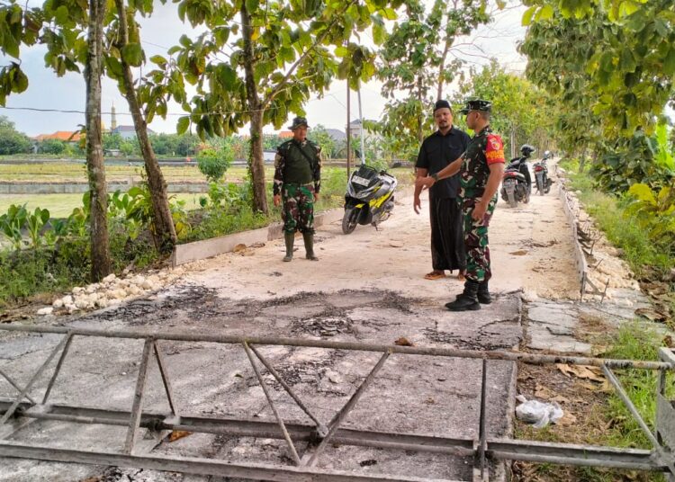 Dansatgas TMMD ke-124 Tinjau Pengerjaan Jalan