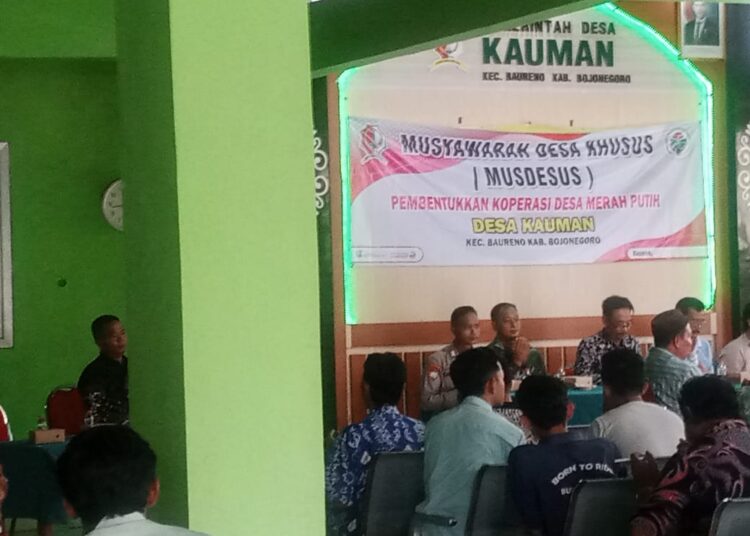 Pemdes Kauman Bojonegoro Bentuk Kopdes Merah Putih Lebih Awal