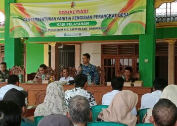 Sosialisasi Pembentukan TPPD Pucangarum, Sekcam Baureno Kenalkan Yel-yel Bojonegoro