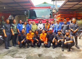 Wabup Sidoarjo Sidak Kelayakan Unit Damkar di Kantor BPBD Kabupaten Sidoarjo