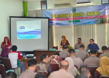 Polresta Sidoarjo Dapat Pembekalan Budidaya Jagung dan Penggunaan Sarana Pertanian