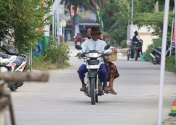 Masyarakat Kebalankulon Rasakan Hasil Rabat Beton TMMD 124 Kodim Lamongan