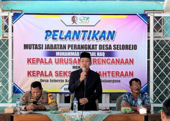 Mutasi Jabatan Perangkat, Kades: Selorejo Sae Dunia Akhirat