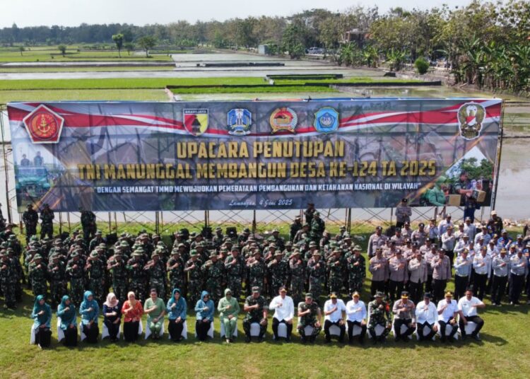 TMMD ke-124 Kodim Lamongan Resmi Ditutup