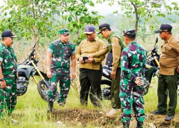 Dandim Bojonegoro Survei Lokasi Rencana Pembentukan Yon TP