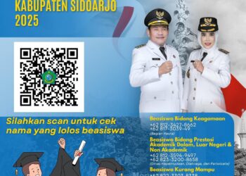 Cek Yuk! Daftar Penerima Beasiswa Perguruan Tinggi dari Pemkab Sidoarjo