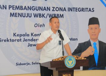 Lapas Kelas IIA Sidoarjo Terima Pengarahan dan Penguatan Pembangunan Zona Integritas dari Kakanwil direktorat jenderal Imigrasi dan Pemasyarakatan Jawa Timur