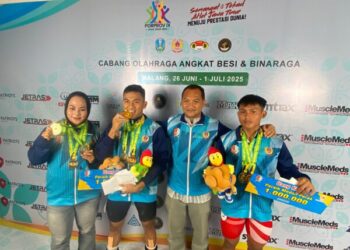 Kontingen Angkat Besi Bojonegoro Raih 5 Medali di Porprov Jatim IX