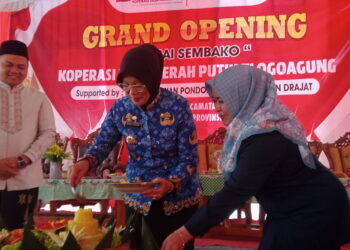 Wabup Bojonegoro Hadiri Grand Opening “Gerai Sembako” KDMP Tlogoagung