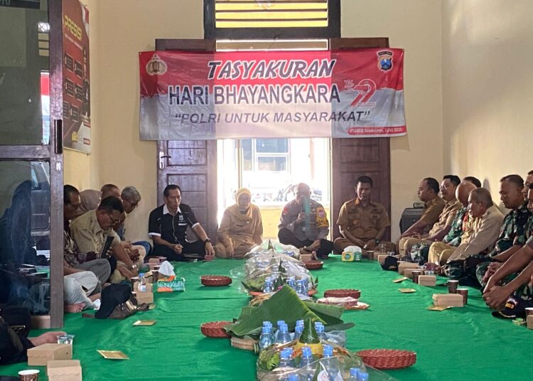 Tasyakuran Hari Bhayangkara di Sumberrejo Berlangsung Sederhana
