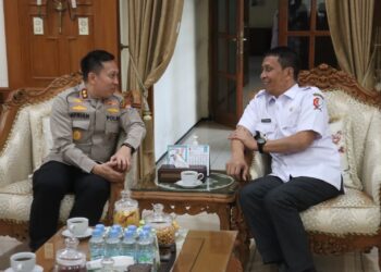 Usai Sertijab, AKBP Afrian Satya Permadi Bersilaturahmi dengan Bupati Bojonegoro
