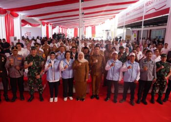 Presiden Prabowo Resmikan 80.081 KDMP, Gubernur Khofifah Sebut KDMP Pucangan Tuban Jadi Percontohan