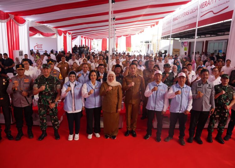 Presiden Prabowo Resmikan 80.081 KDMP, Gubernur Khofifah Sebut KDMP Pucangan Tuban Jadi Percontohan