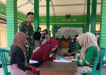 TMMD 125 Gandeng Dispenduk Capil Bojonegoro Sosialisasi Adminduk