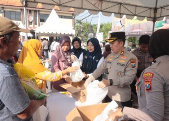 Gerakan Pangan Murah, Polres Bojonegoro Sediakan 30 Ton Beras Murah