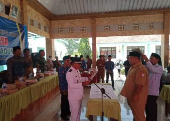 Melantik Kasun, Kades Kadungrejo: Tugas Perangkat Itu Berat