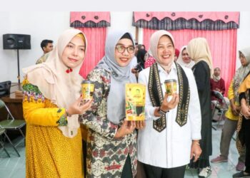 Wabup Nurul Bareng Cantika Wahono Buka Bimtek SPM Posyandu