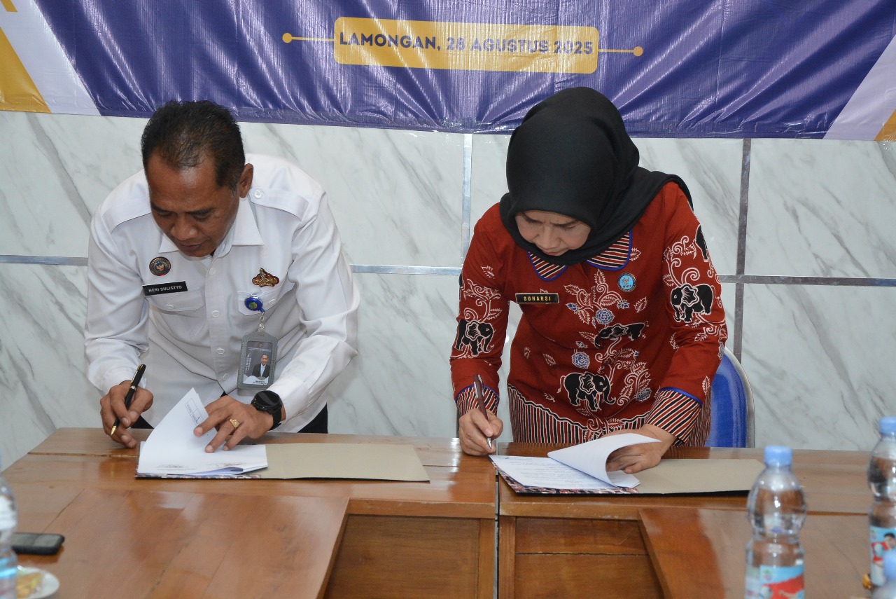 Lapas Lamongan dan BNNK Gresik Teken MoU, Dukung P4GN