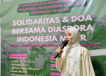 Liefta Afrilia Putri Mahasiswi Kairo Inisiasi Mesir Bergerak