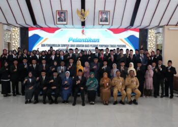 Bupati Bojonegoro Lantik Puluhan Pejabat di Lingkup Pemkab