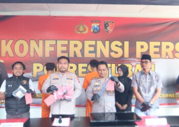 Satreskrim Polres Tuban Tangkap 2 Pelaku Curat