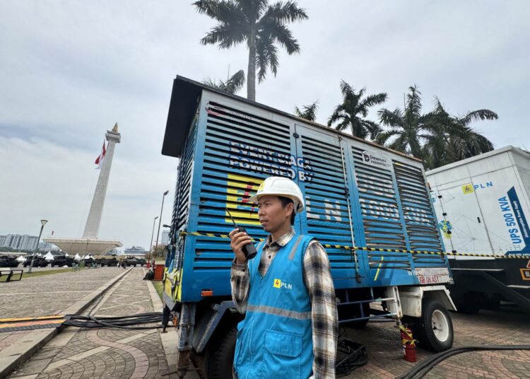 HUT ke-80 TNI, PLN Jaga Listrik Tanpa Kedip di Monas