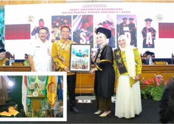 Bupati Wahono Hadiri Wisuda S1 Unigoro, Cantika Wahono Orasi Ilmiah