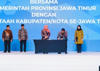 Bupati Wahono Hadiri MoU Restorative Justice di Surabaya