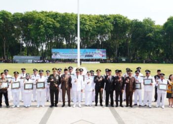 Semarak! Upacara Peringatan HJB 348 di Alun-alun Bojonegoro