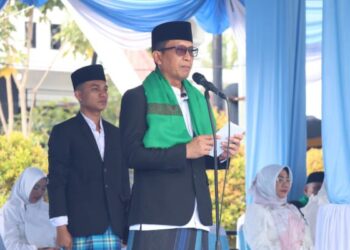 Bupati Wahono Pimpin Upacara HSN 2025 di Alun-alun Bojonegoro