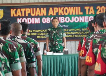 Kodim Bojonegoro Gelar Katpuan Apkowil Tersebar