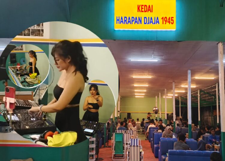 Asik! Dugem Halal, Live DJ Sambil Ngopi di Kedai Harapan Djaja 1945 Lamongan