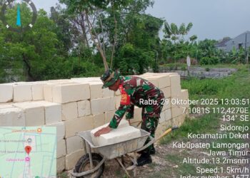 Dandim 0812 Kerahkan Babinsa Percepat Pembangunan 39 KDKMP di Lamongan