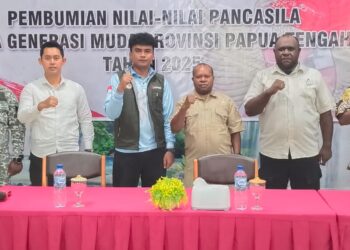 Perkuat Karakter Pemuda, Kesbangpol Papua Tengah Tanamkan Nilai Pancasila