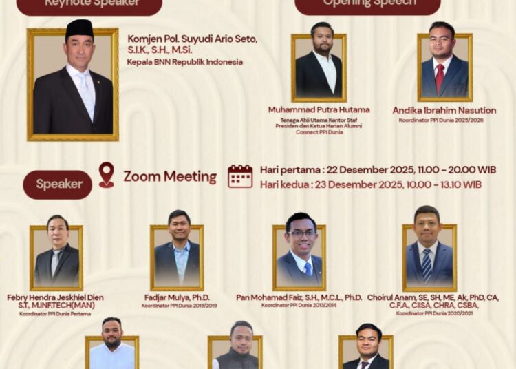 Retret PPI Dunia, Kepala BNN Tekankan Peran Pelajar Indonesia di Luar Negeri