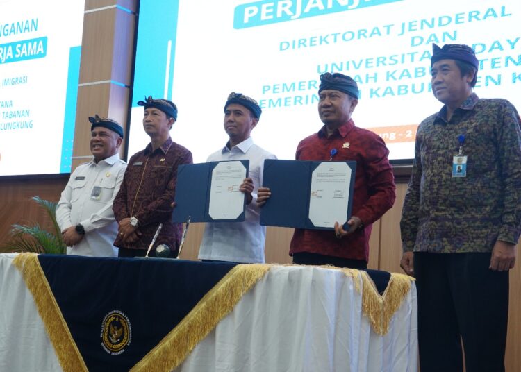 Imigrasi dan Unud Dirikan IMPACT, Pusat Kajian Keimigrasian Pertama di Bali untuk Atasi Lonjakan Tantangan Global