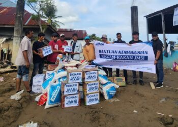 JMSI Bantu Korban Banjir Bandang Aceh